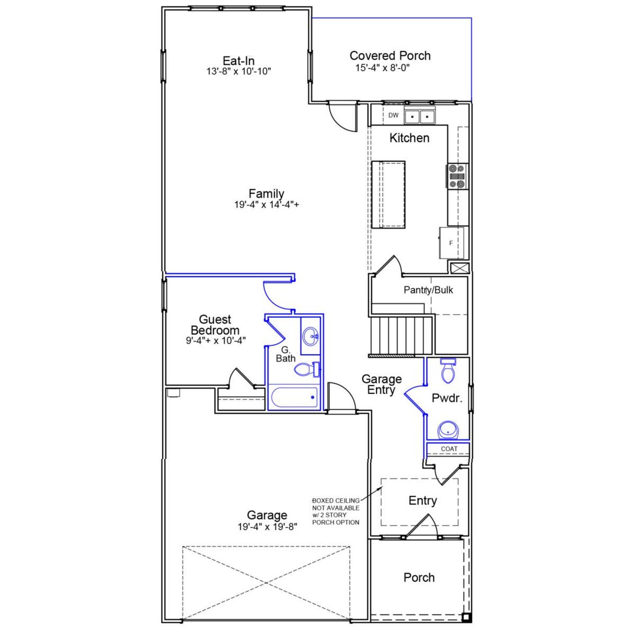 2D floor plan layout of this home in Sweetbrier, Durham, NC (Image 2).