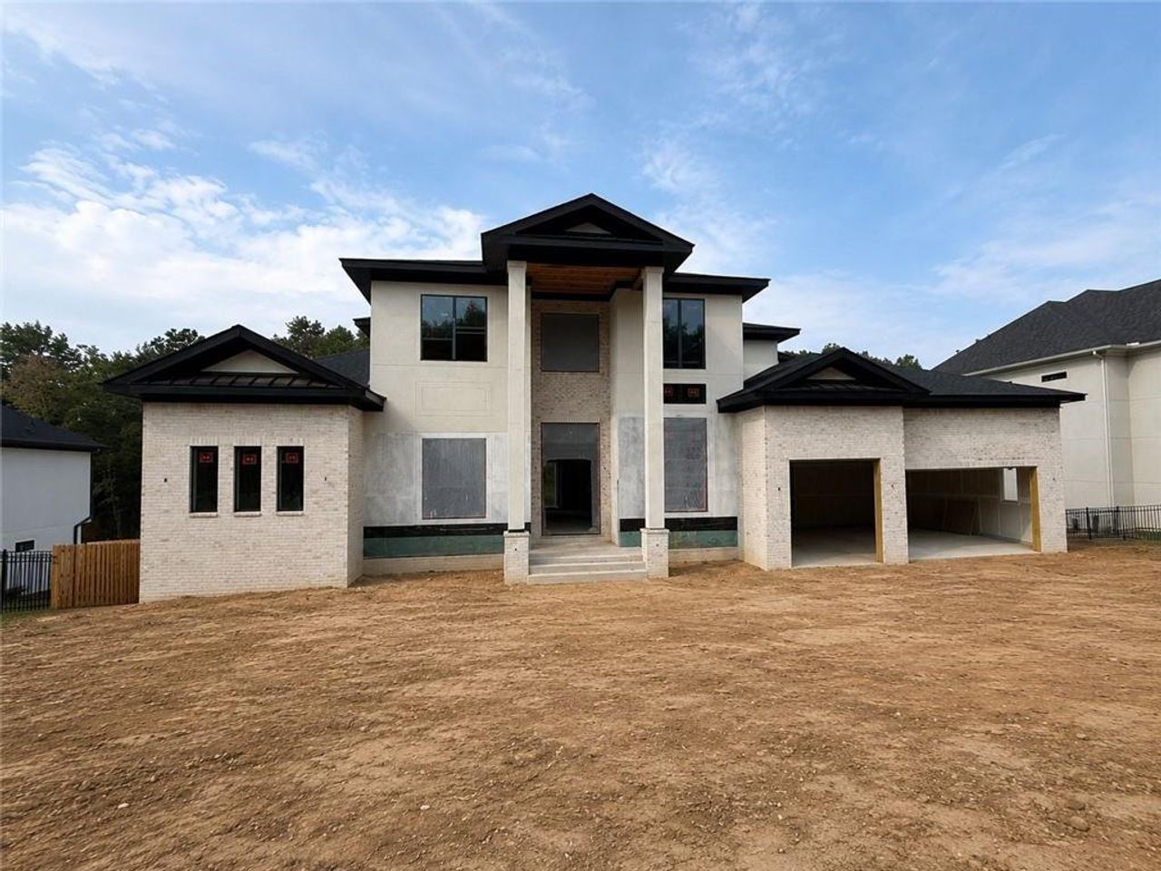 Exterior details and patio area of a home in , Flowery Branch (Image 2).