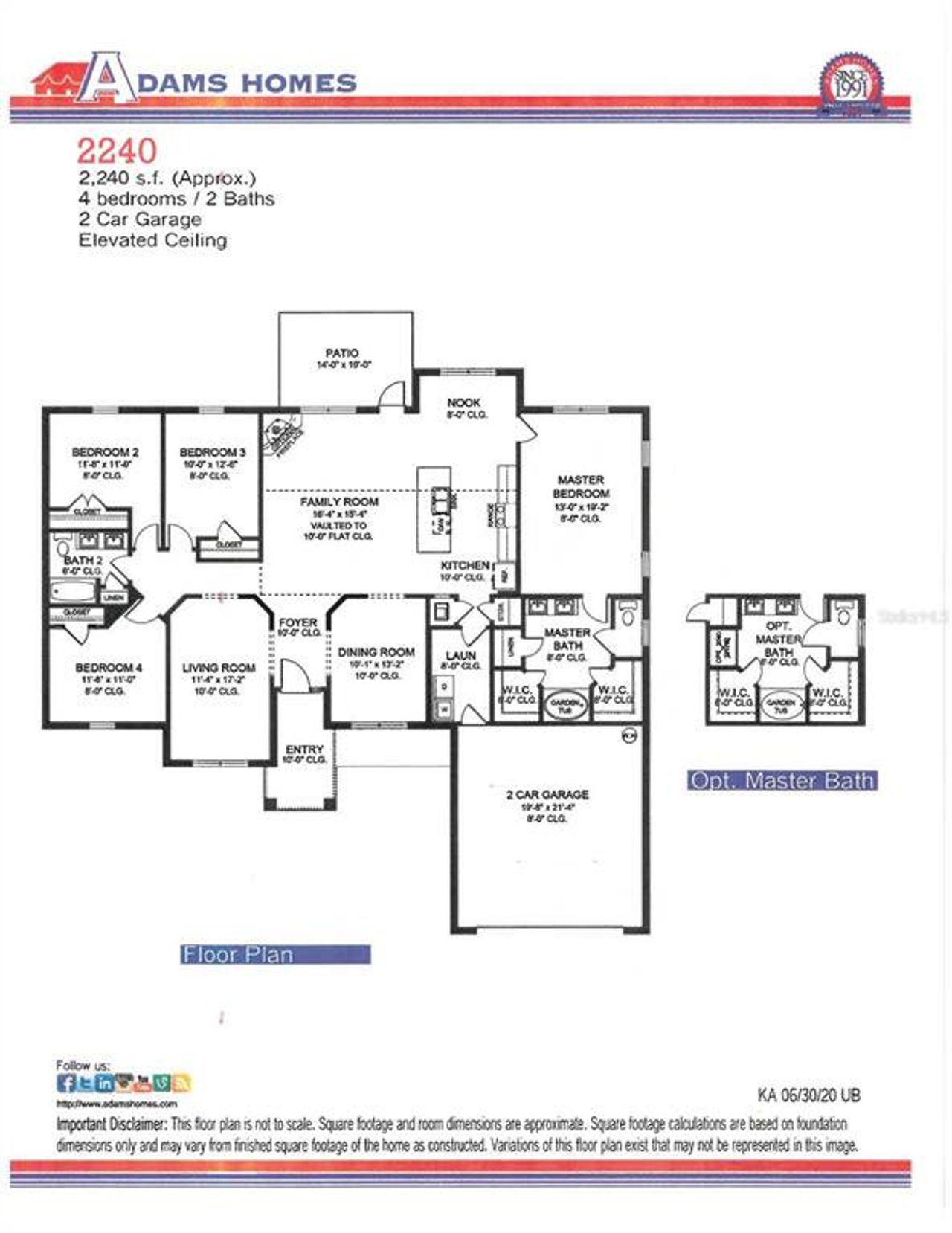 2D floor plan layout of this home in North Port, North Port, FL (Image 2).