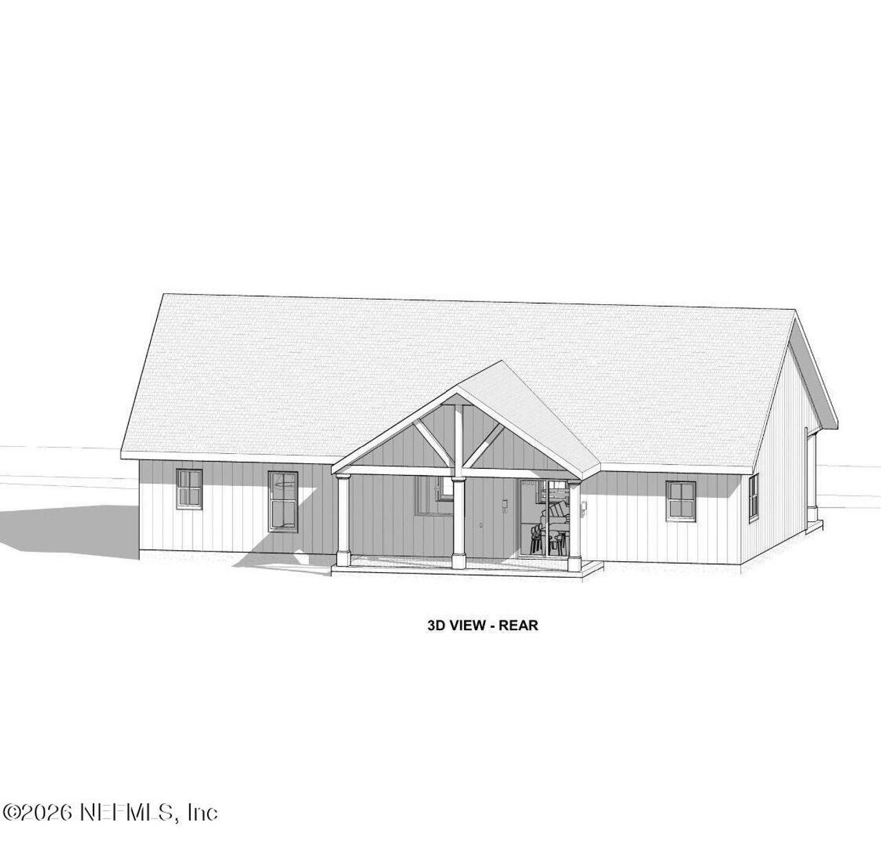 Exterior rendering of this home design in , Palatka, FL (Image 2). Exterior rendering of this home design in , Palatka, FL (Image 2).