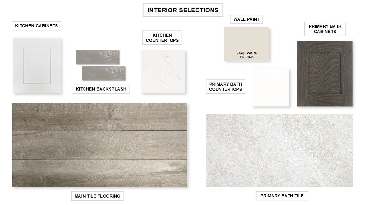 Sample of building materials used in homes in Audubon, Magnolia (Image 2).