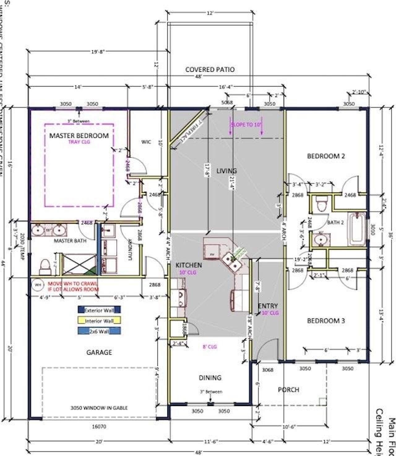 2D floor plan layout of this home in New Prospect Haven, Inman, SC (Image 2). 2D floor plan layout of this home in New Prospect Haven, Inman, SC (Image 2).
