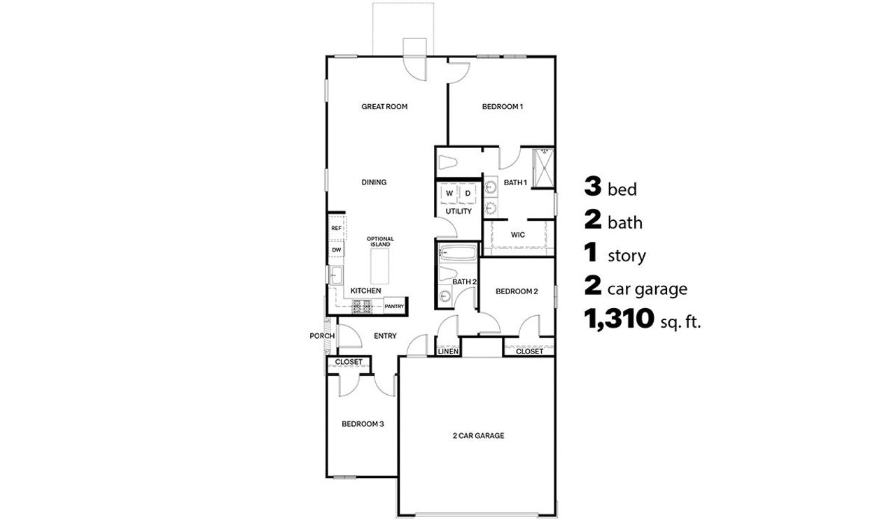 2D floor plan layout of this home in Blackhawk, Tucson, AZ (Image 2). 2D floor plan layout of this home in Blackhawk, Tucson, AZ (Image 2).