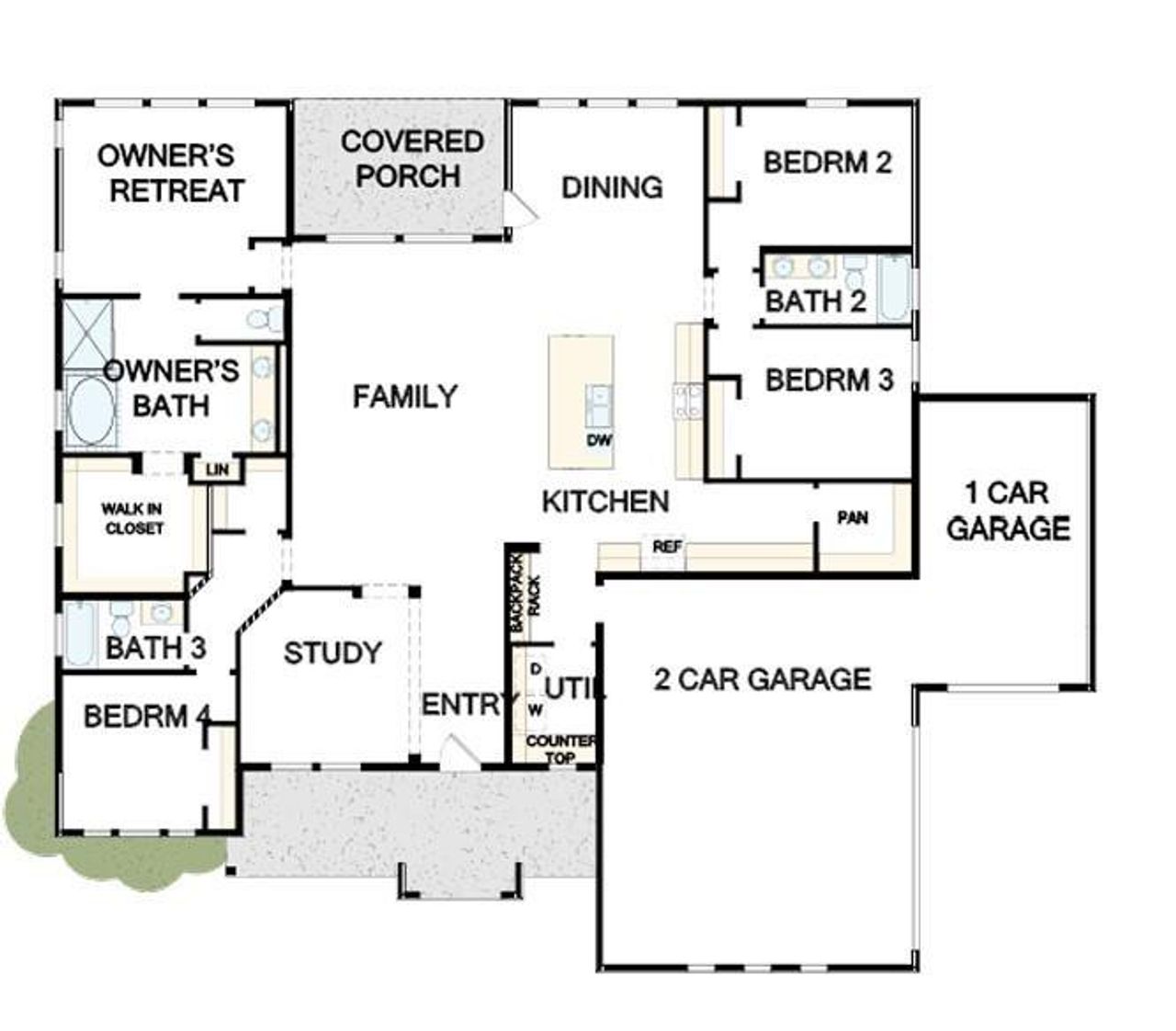 The success of a floor plan is the way you can move through it…You’ll be amazed at how well this home lives…We call it traffic patterns.