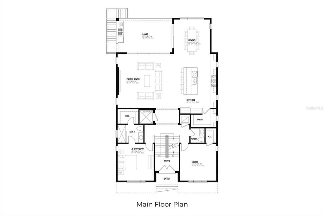2D floor plan layout of this home in , St. Petersburg, FL (Image 2). 2D floor plan layout of this home in , St. Petersburg, FL (Image 2).