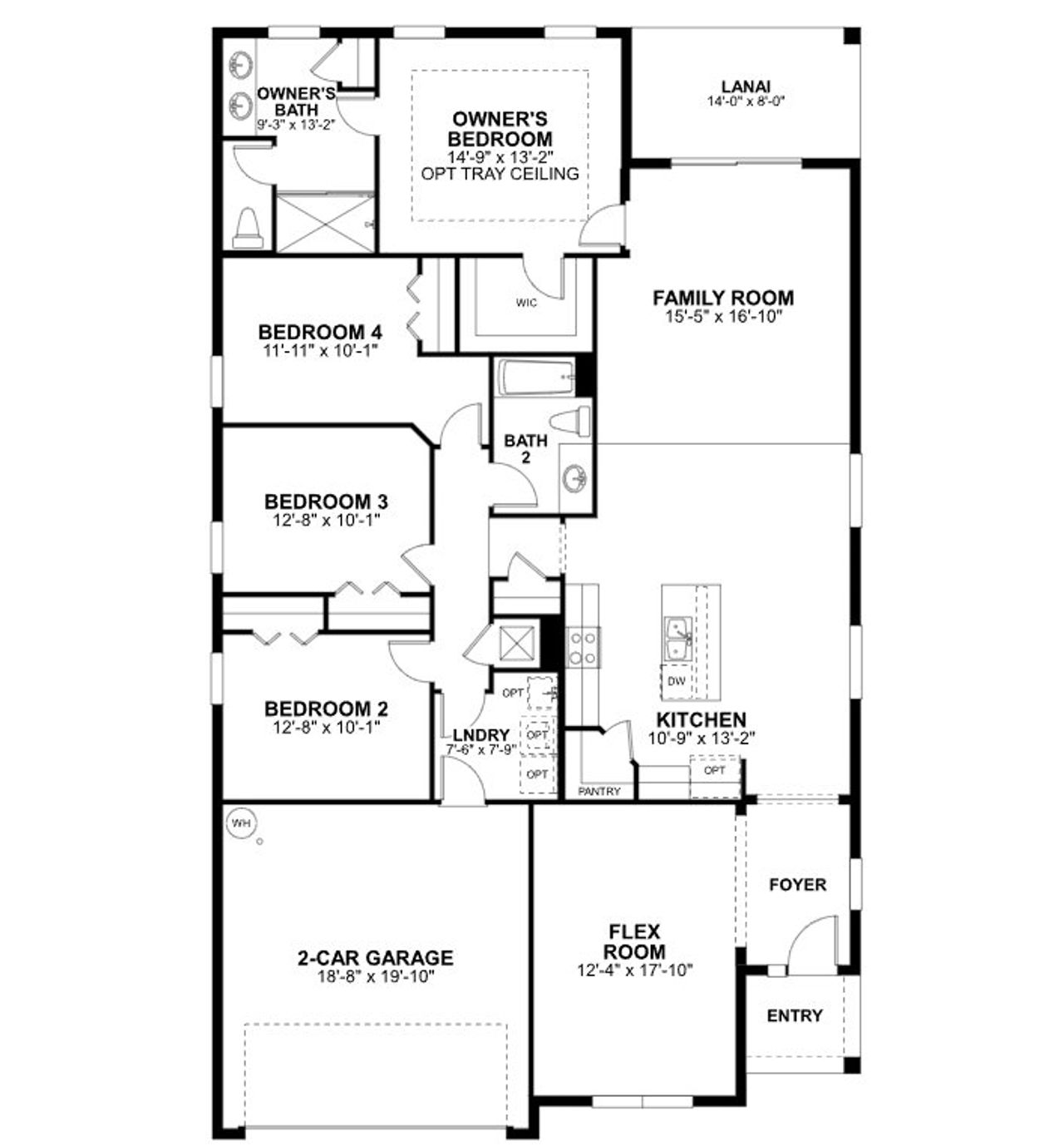 2D floor plan layout of this home in Bay Lake Farms, St. Cloud, FL (Image 2). 2D floor plan layout of this home in Bay Lake Farms, St. Cloud, FL (Image 2).