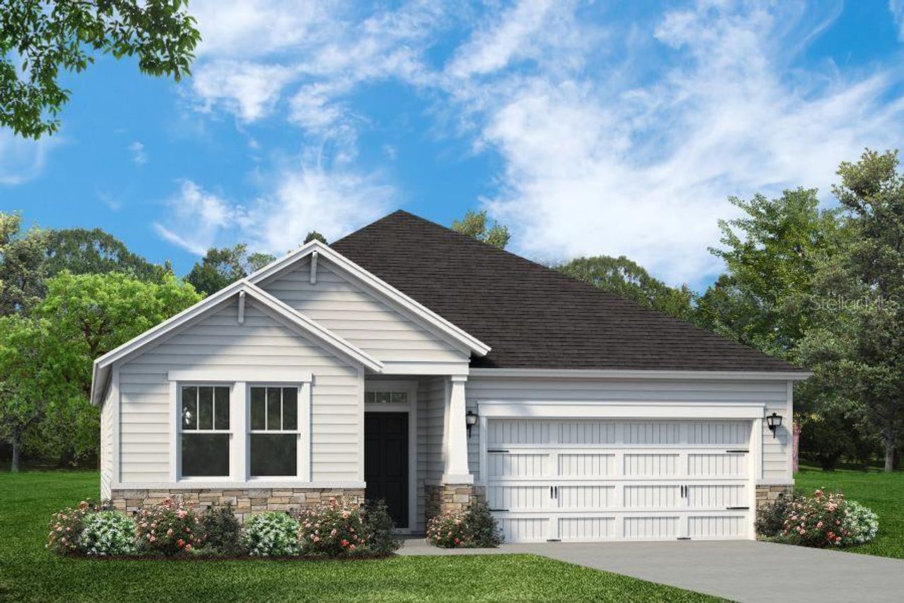 Front exterior of a new home in , Palm Coast, FL, highlighting curb appeal (Image 2).