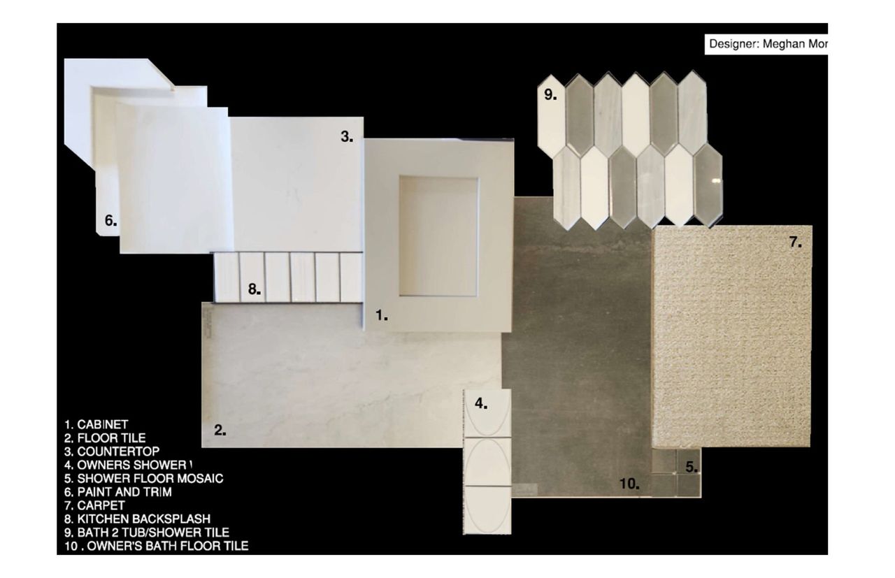 Sample of building materials used in homes in Vistoso Canyon Estates, Oro Valley (Image 2).