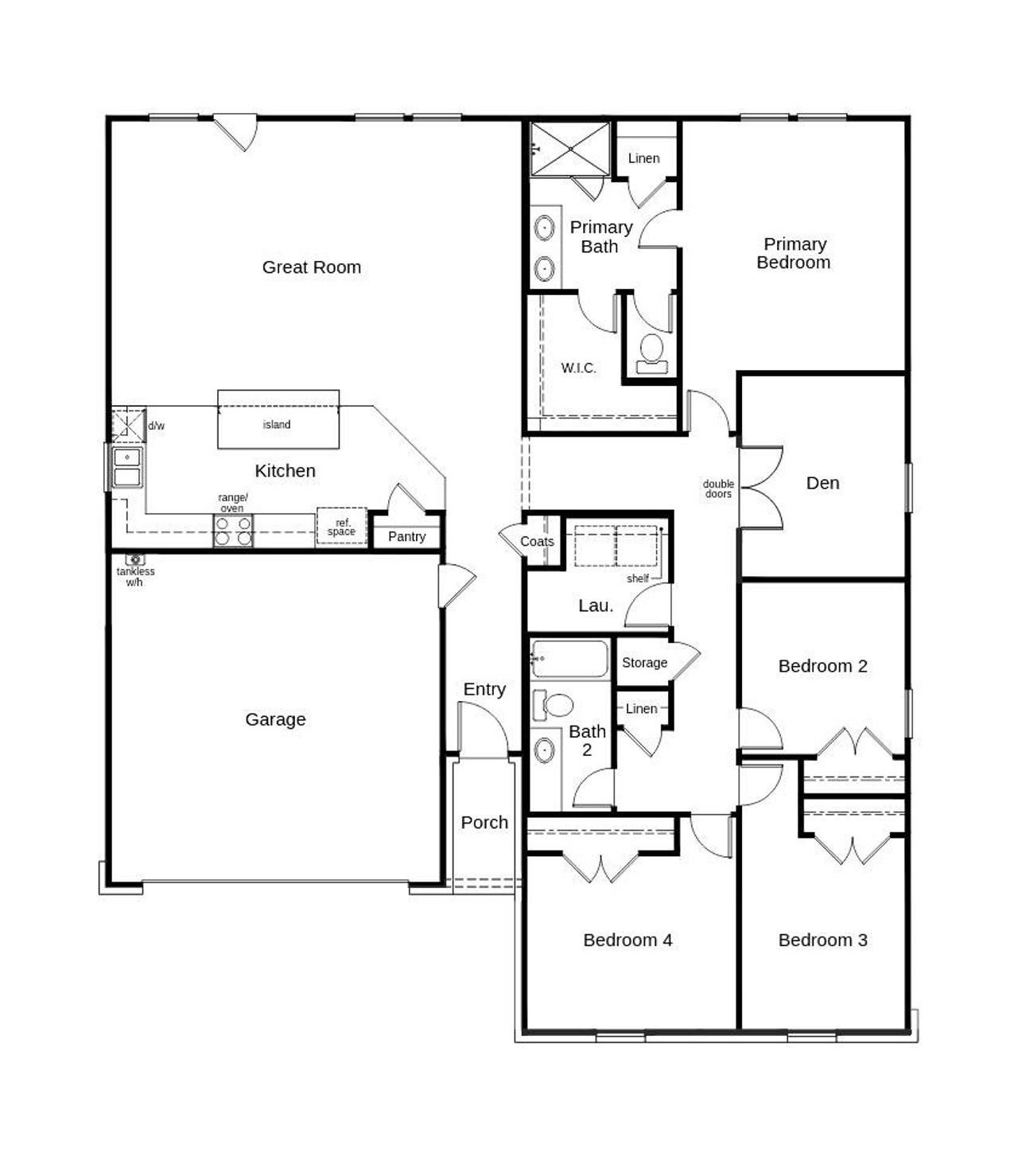 2D floor plan layout of this home in Heartland Signature, Heartland, TX (Image 2). 2D floor plan layout of this home in Heartland Signature, Heartland, TX (Image 2).