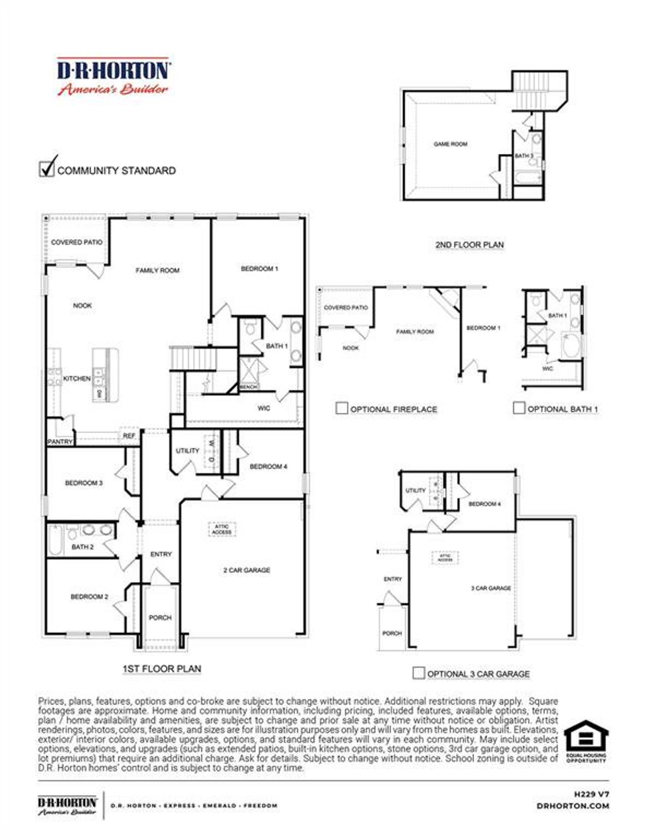 2D floor plan layout of this home in Elevon, Lavon, TX (Image 2). 2D floor plan layout of this home in Elevon, Lavon, TX (Image 2).