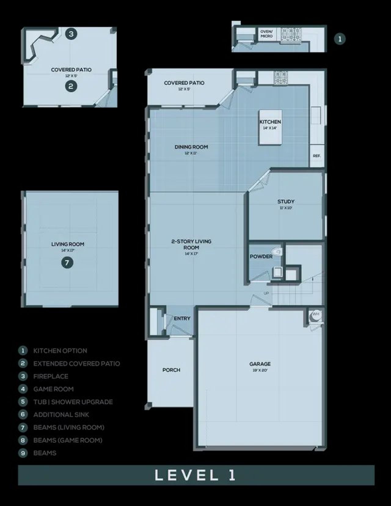 2D floor plan layout of this home in Southstone, Austin, TX (Image 2). 2D floor plan layout of this home in Southstone, Austin, TX (Image 2).