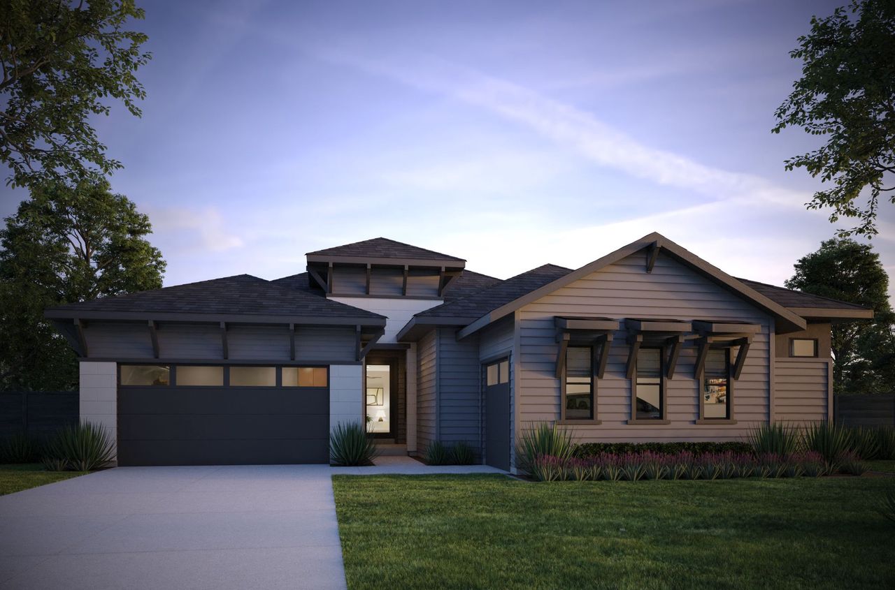 Representative exterior photo of a completed home built from the Lynx by Joyce Homes in Independence, Elizabeth, CO (Image 2).
