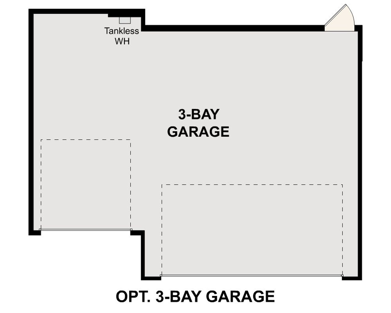 2D floor plan layout of this home in Overland Grove, Forney, TX (Image 2).