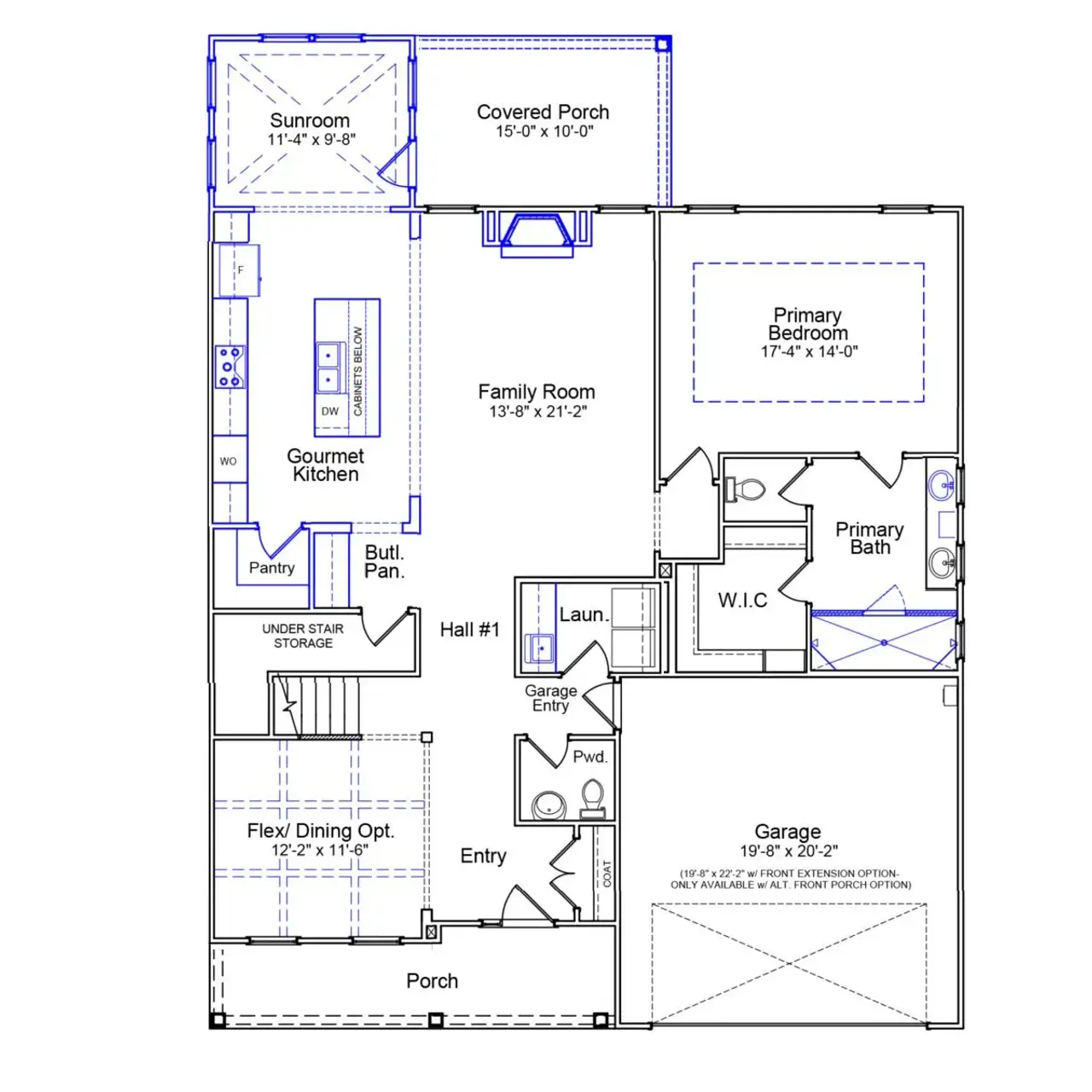 2D floor plan layout of this home in Taylor Oaks, Greenville, SC (Image 2). 2D floor plan layout of this home in Taylor Oaks, Greenville, SC (Image 2).