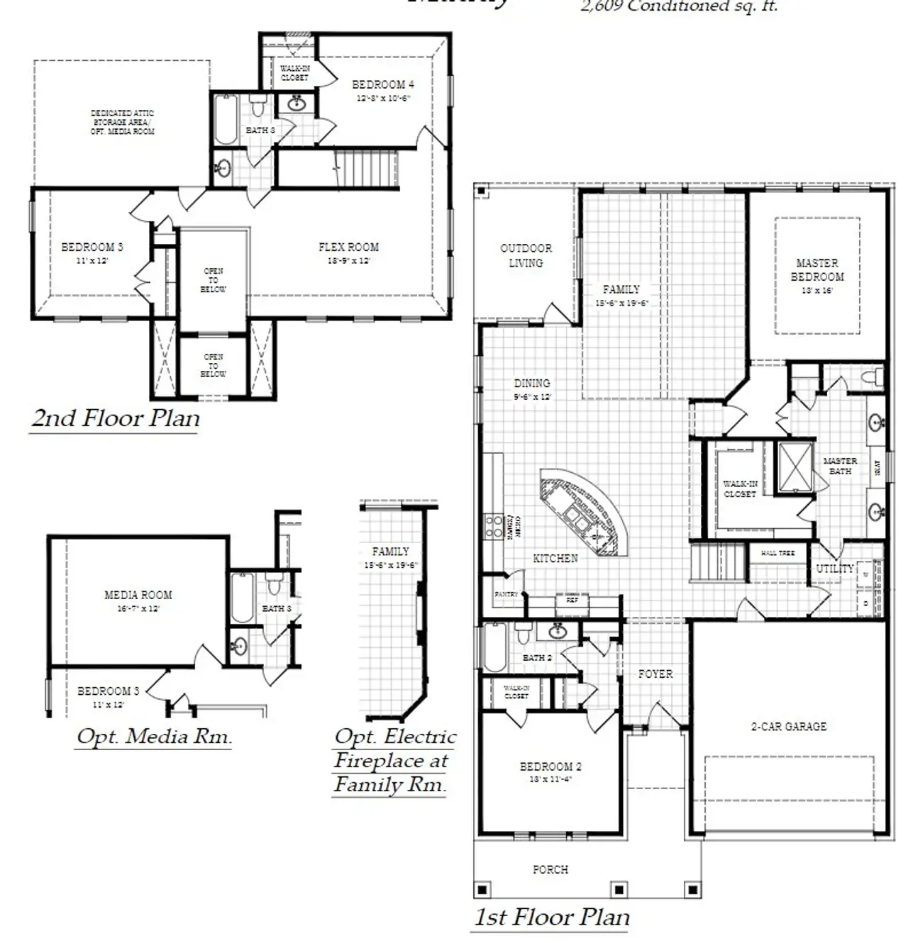Image 2 representing the Maddy by Chesmar Homes in Nolina, Georgetown, TX.