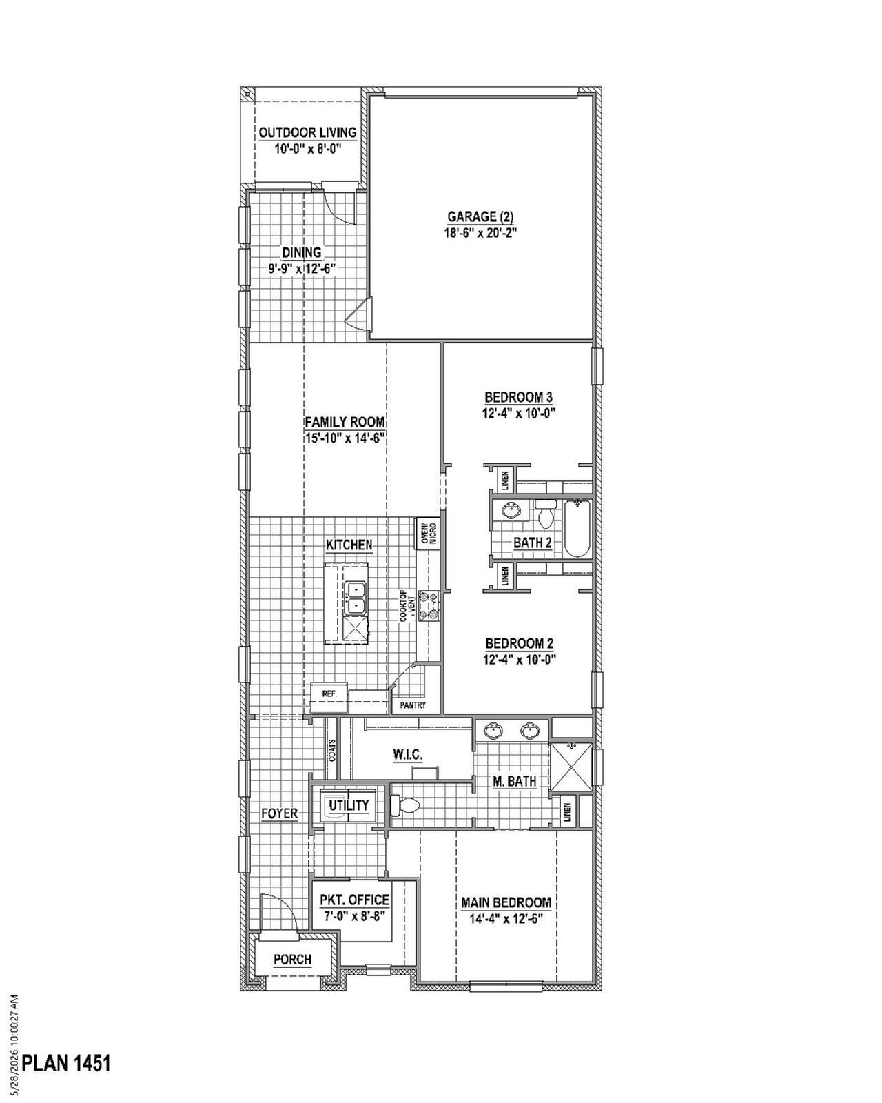 Plan 1451 1st Floor Plan 1451 1st Floor