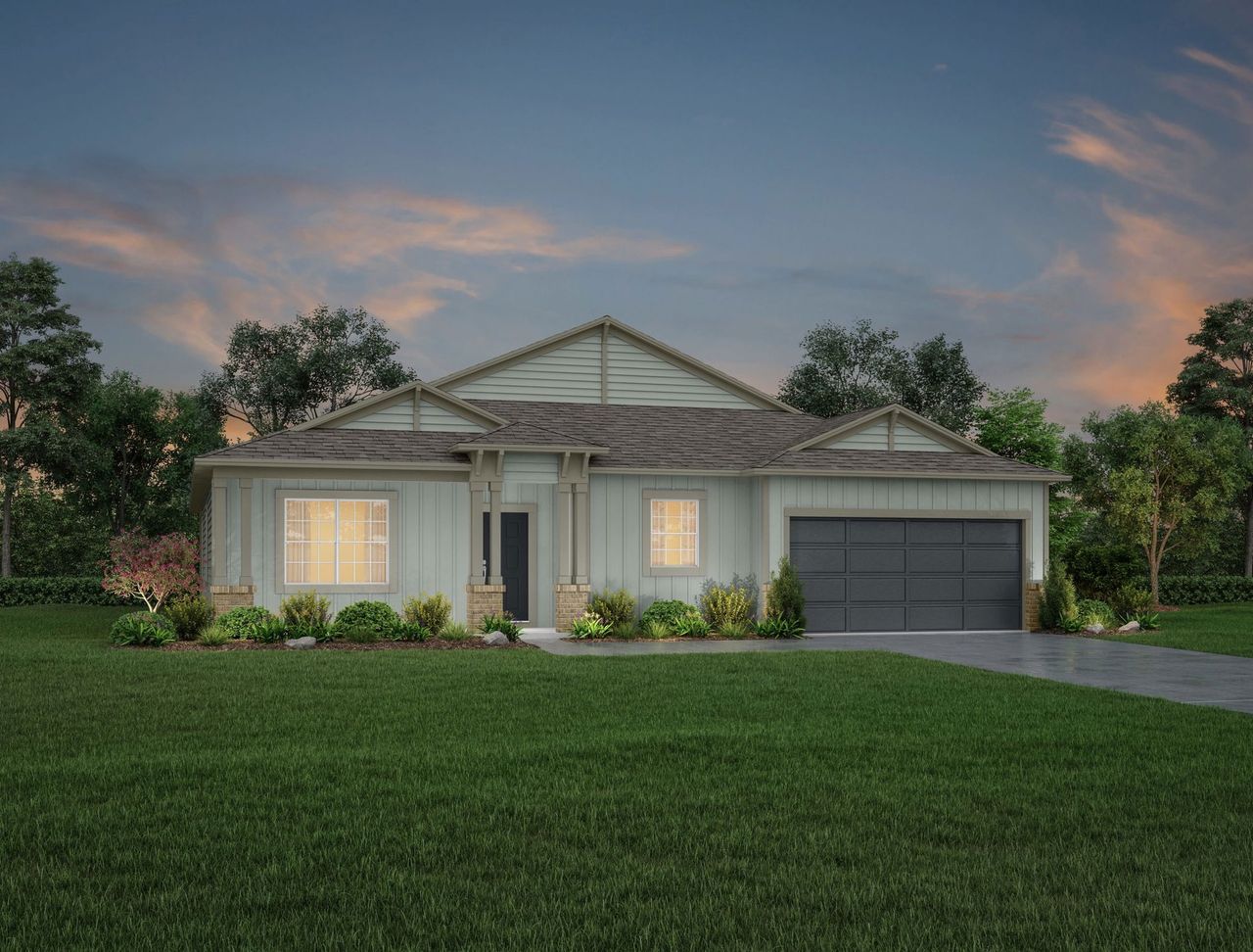 Representative exterior photo of a completed home built from the Harmony by Maronda Homes in Seminole Bend, Pensacola, FL (Image 2).