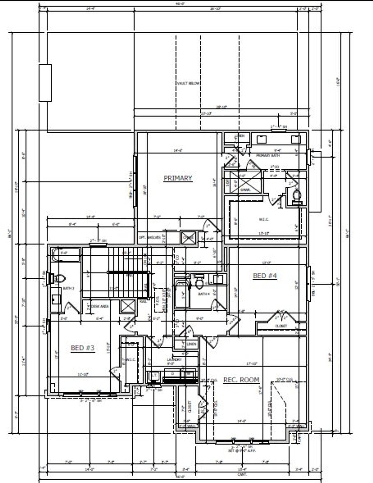 2D floor plan layout of this home in Raleigh Proper, Raleigh, NC (Image 2).