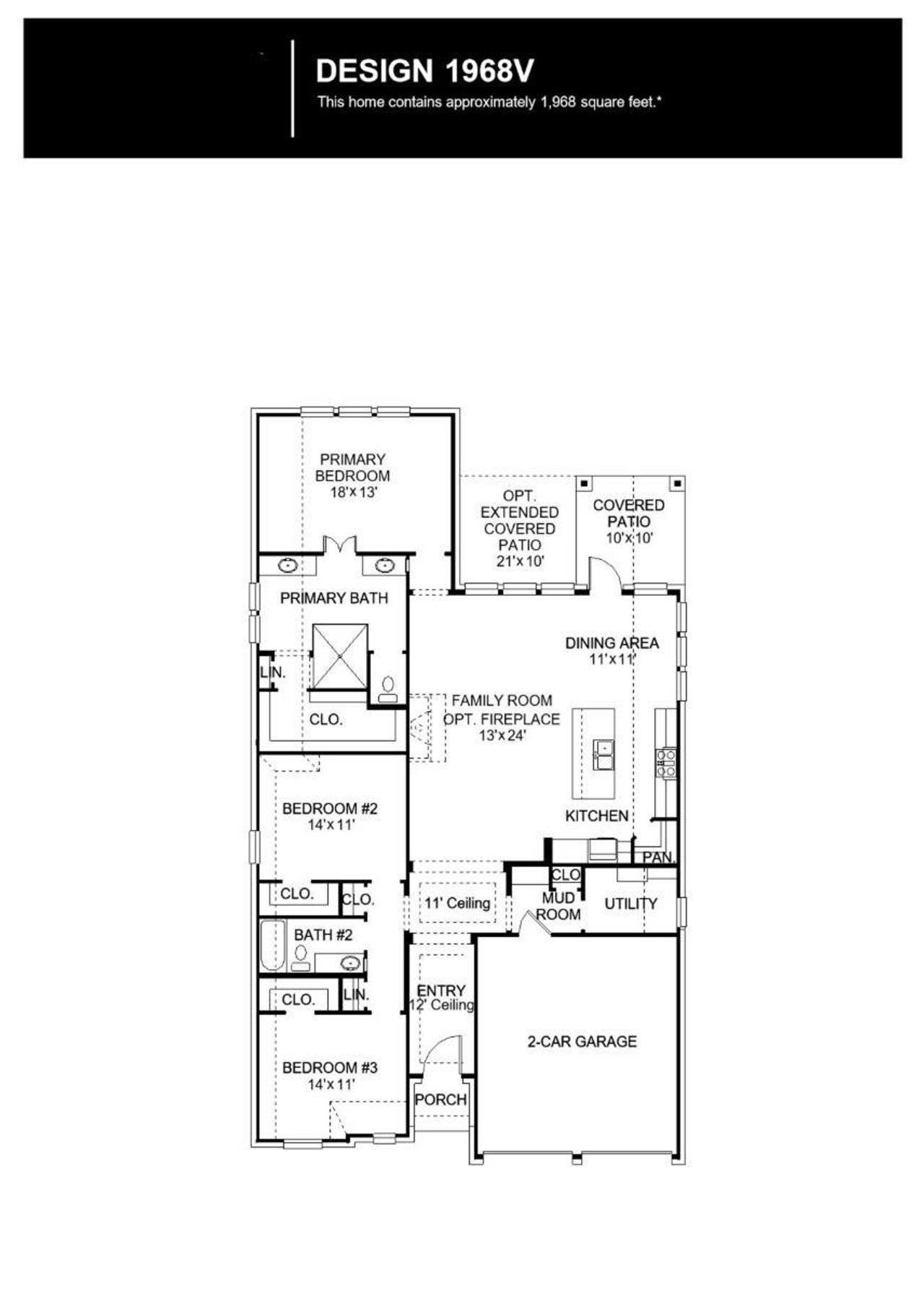 2D floor plan layout of this home in , Manvel, TX (Image 2).
