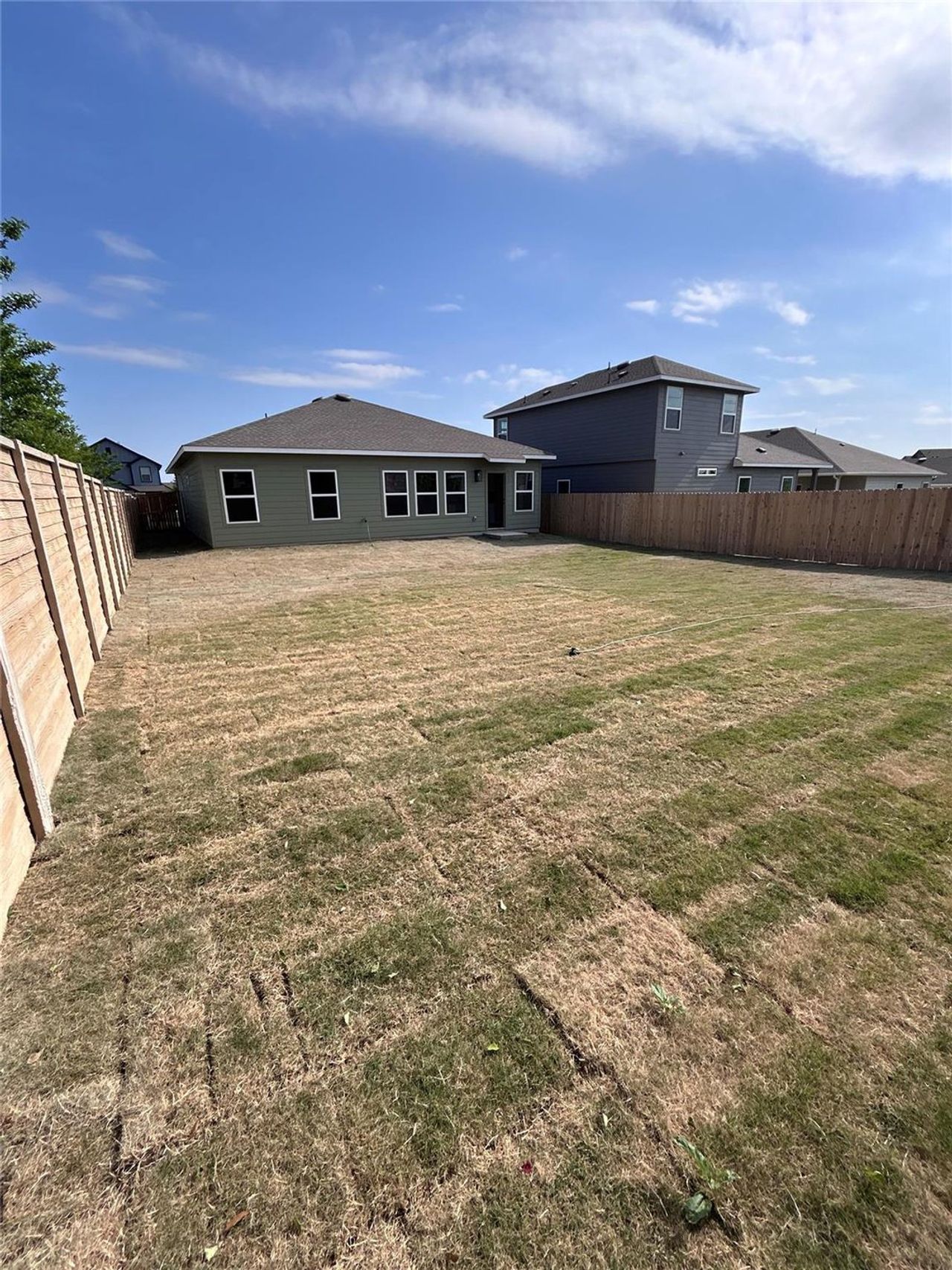 Exterior details and patio area of a home in Eastwood at Sonterra, Jarrell (Image 2). Exterior details and patio area of a home in Eastwood at Sonterra, Jarrell (Image 2).