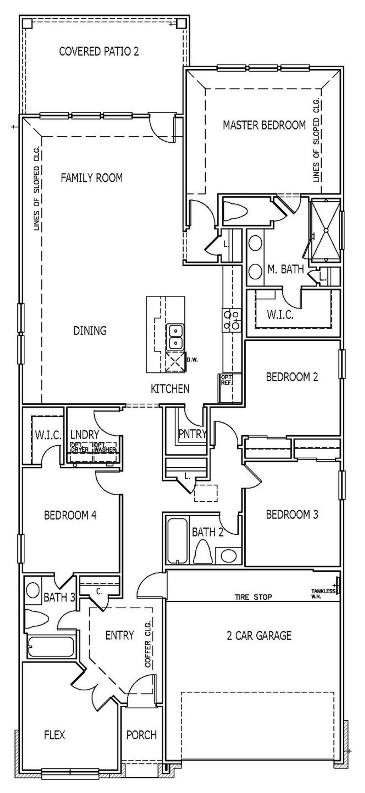 2D floor plan layout of this home in Mayfair, New Braunfels, TX (Image 2). 2D floor plan layout of this home in Mayfair, New Braunfels, TX (Image 2).