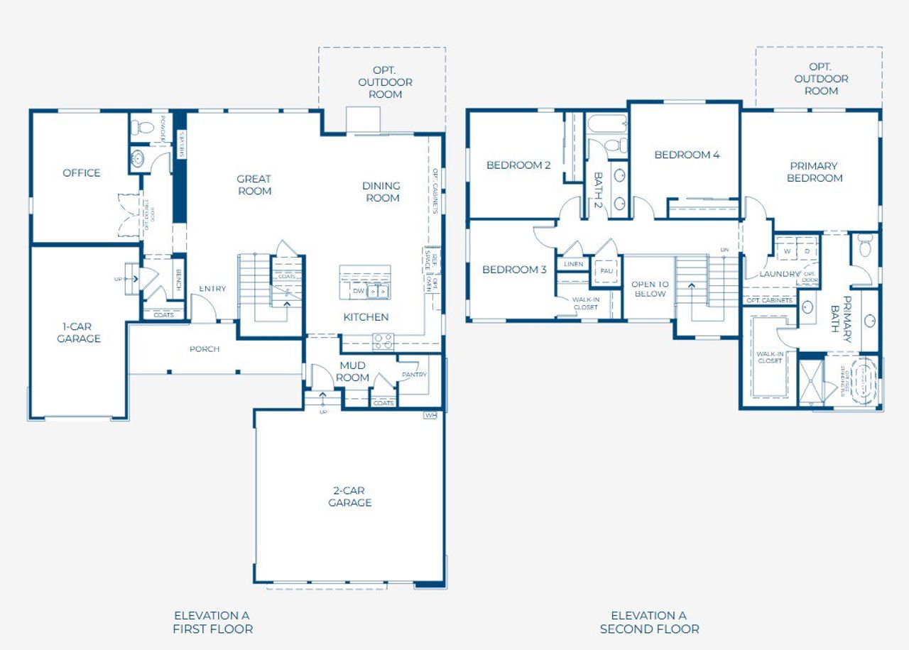 2D floor plan layout of this home in The Aurora Highlands, Aurora, CO (Image 2). 2D floor plan layout of this home in The Aurora Highlands, Aurora, CO (Image 2).