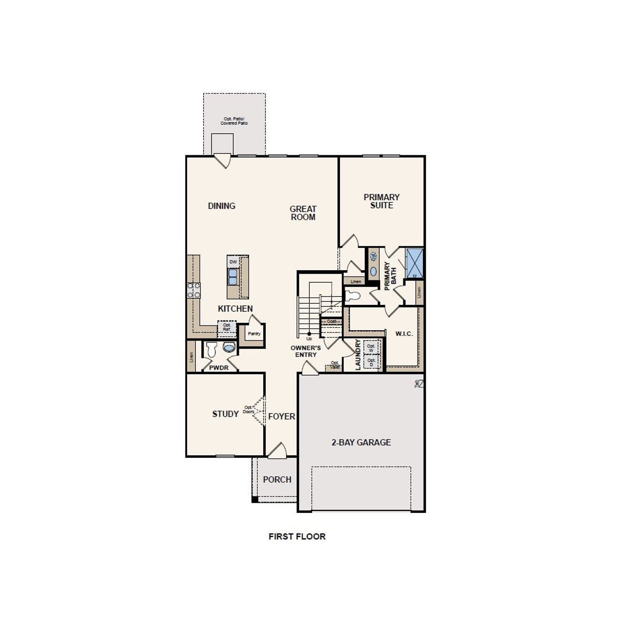 2D floor plan layout of this home in Magnolia Springs, Montgomery, TX (Image 2). 2D floor plan layout of this home in Magnolia Springs, Montgomery, TX (Image 2).