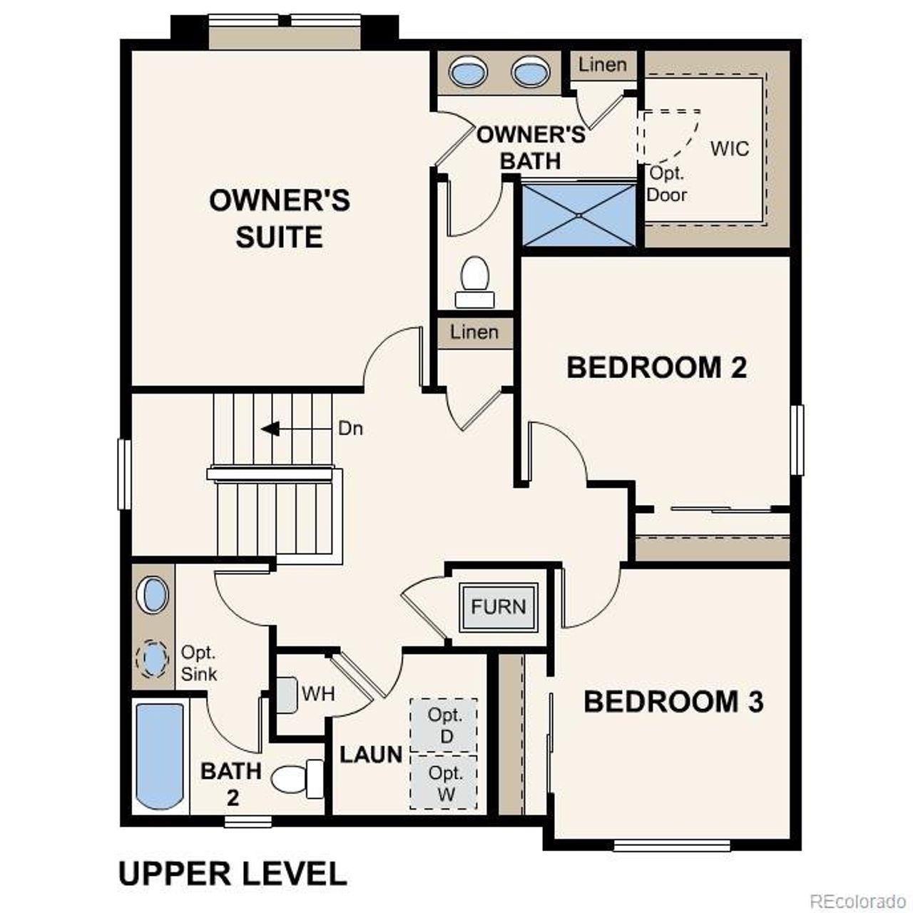 2D floor plan layout of this home in Legato, Commerce City, CO (Image 2). 2D floor plan layout of this home in Legato, Commerce City, CO (Image 2).