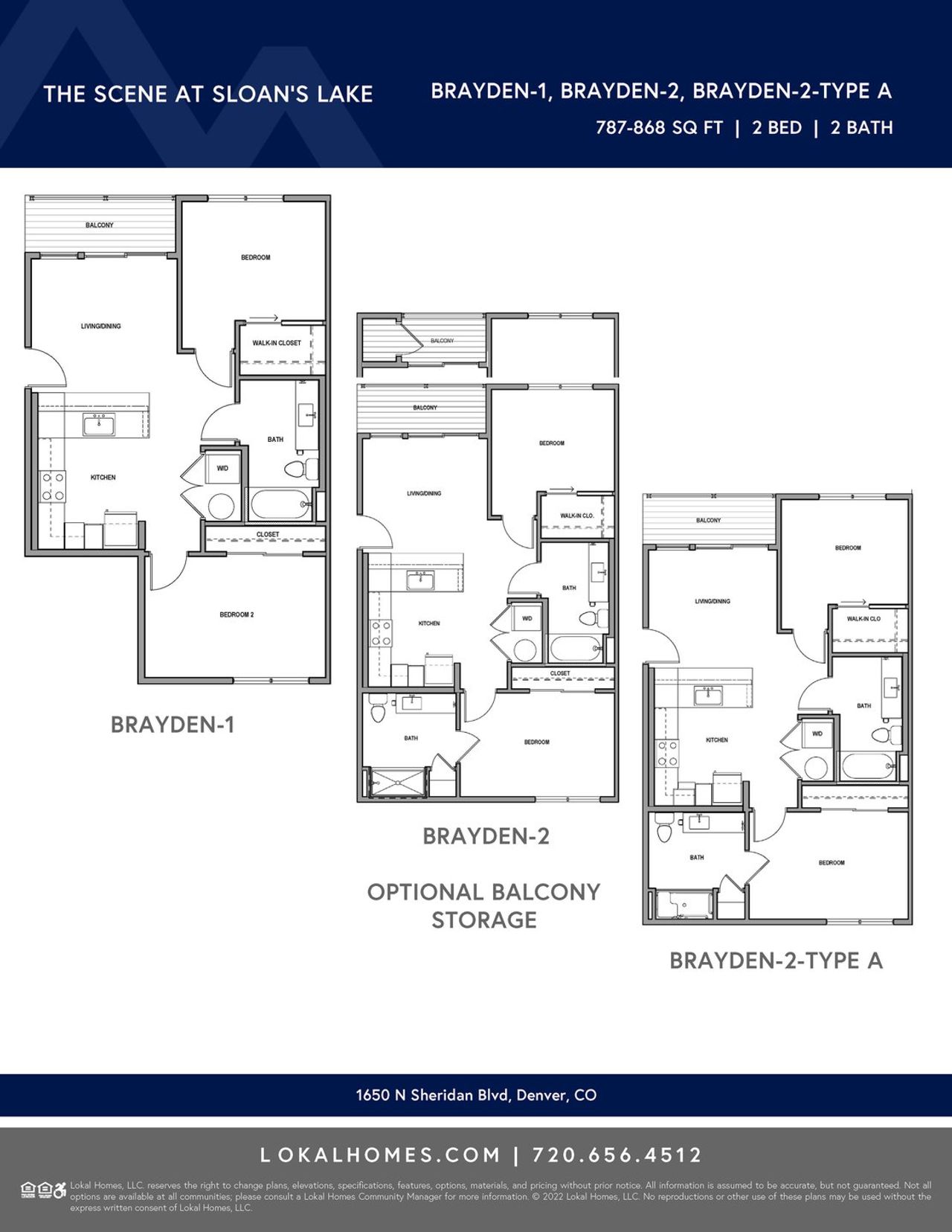 2D floor plan layout for the Brayden by Lokal Homes in The Scene at Sloan's Lake, Denver, CO (Image 2). 2D floor plan layout for the Brayden by Lokal Homes in The Scene at Sloan's Lake, Denver, CO (Image 2).