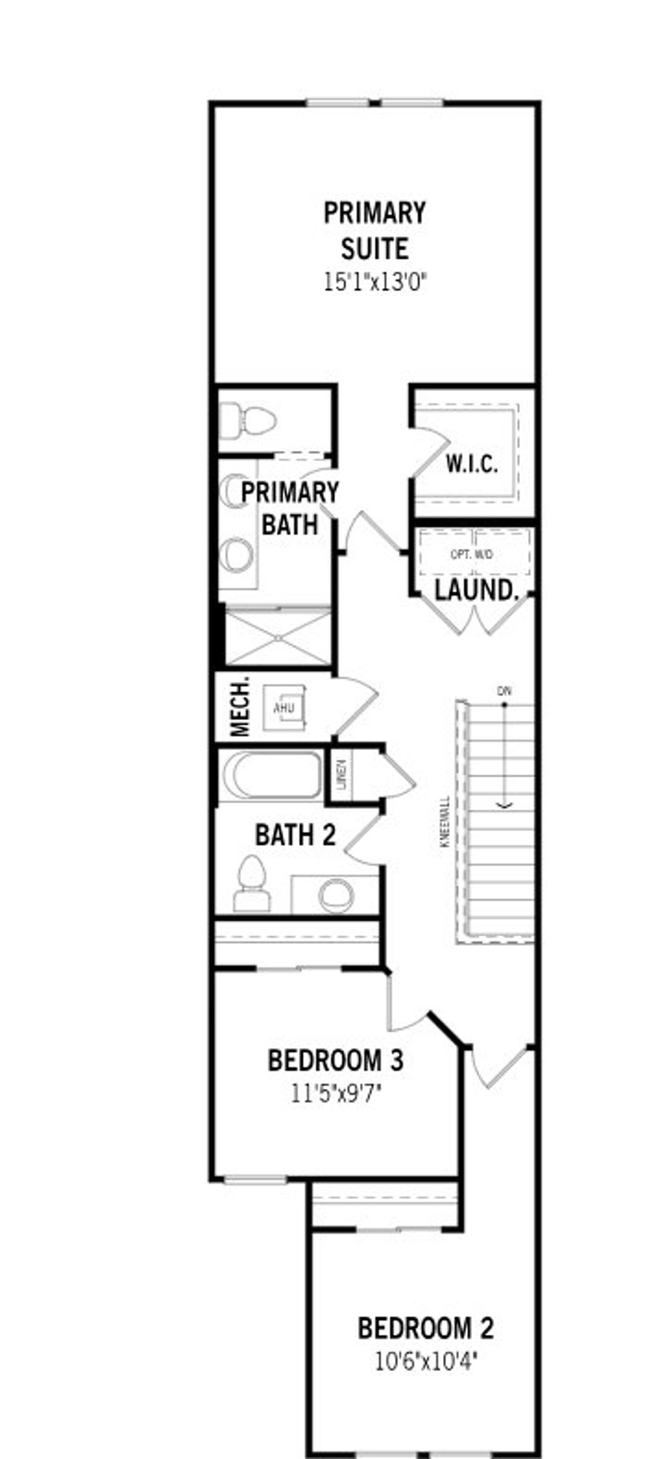 2D floor plan layout of this home in Egret Creek, Jacksonville, FL (Image 2). 2D floor plan layout of this home in Egret Creek, Jacksonville, FL (Image 2).