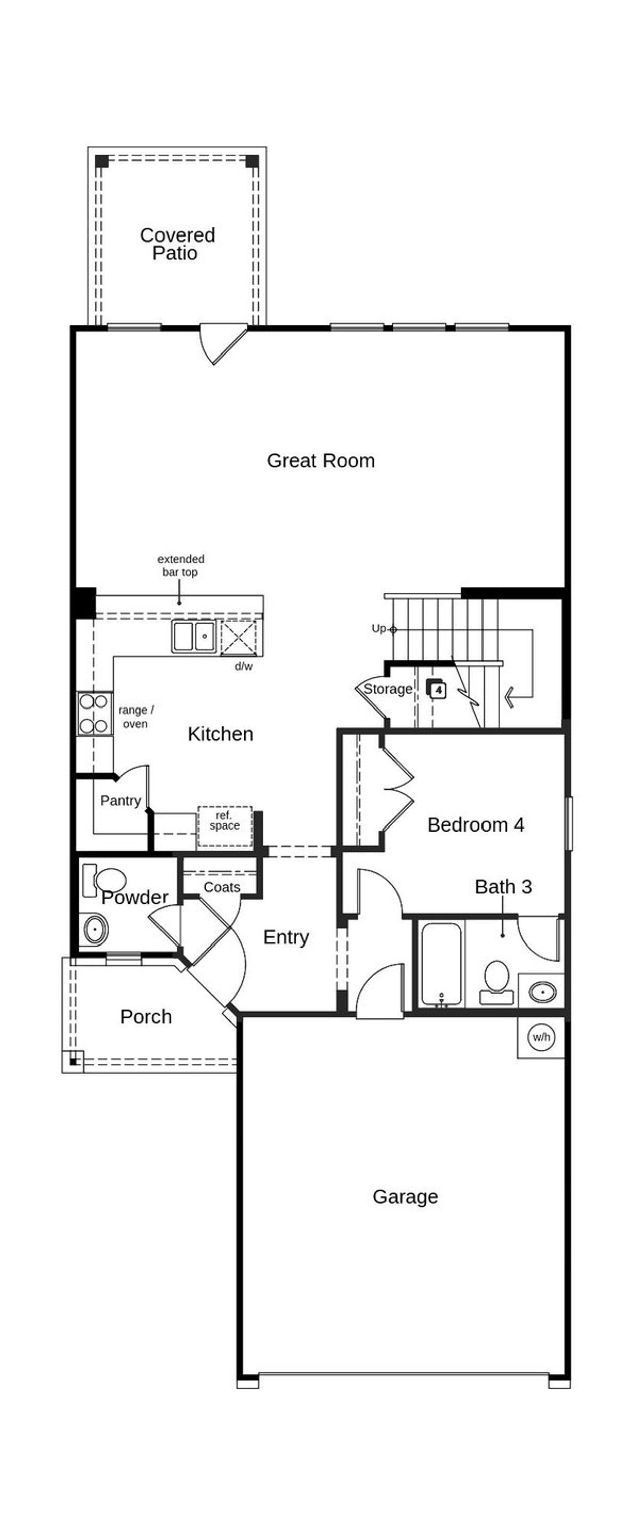 2D floor plan layout of this home in Creekside at Estancia, Austin, TX (Image 2). 2D floor plan layout of this home in Creekside at Estancia, Austin, TX (Image 2).