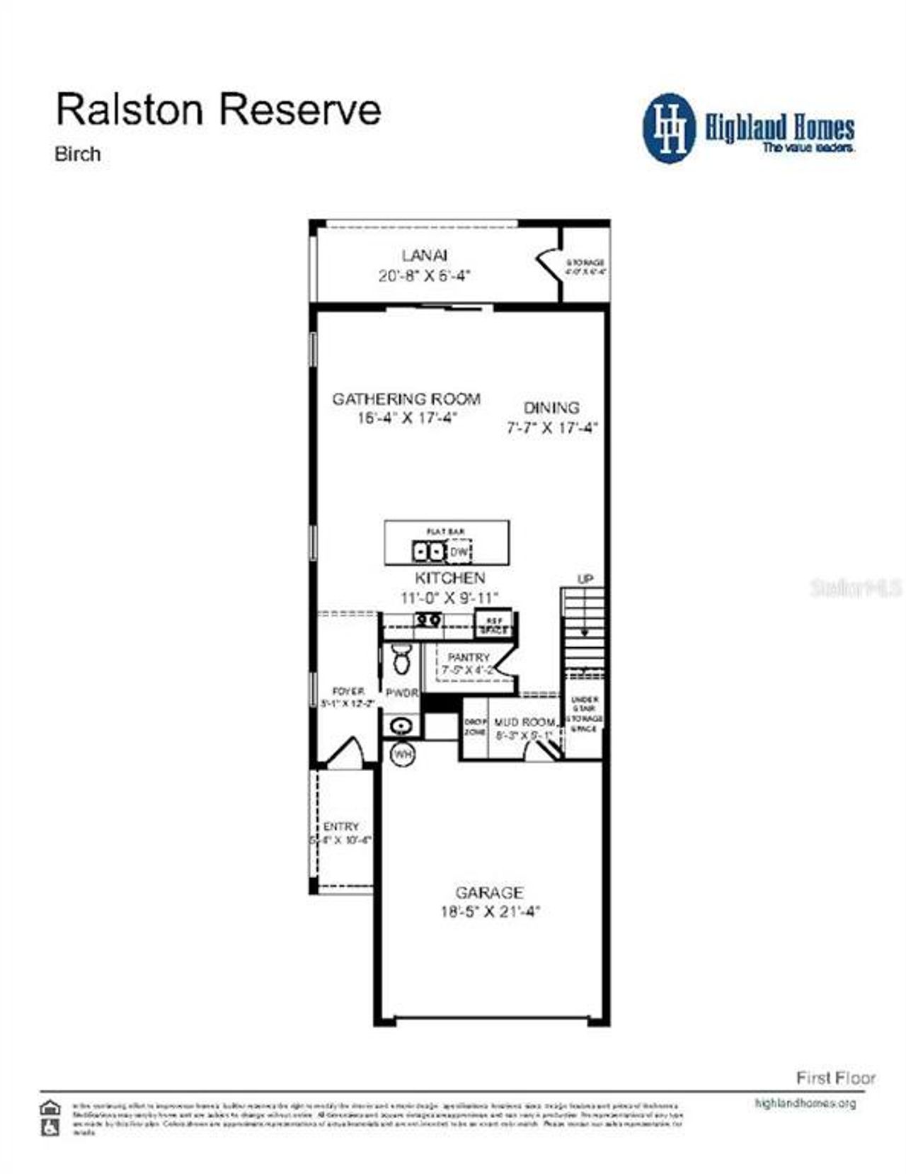 2D floor plan layout of this home in , St. Cloud, FL (Image 2).