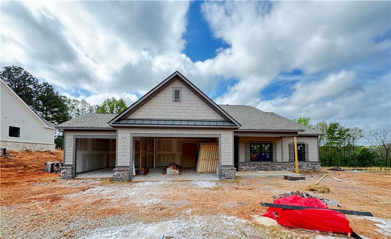 In-progress construction of a new home in Riverwalk, Monroe, GA (Image 2).
