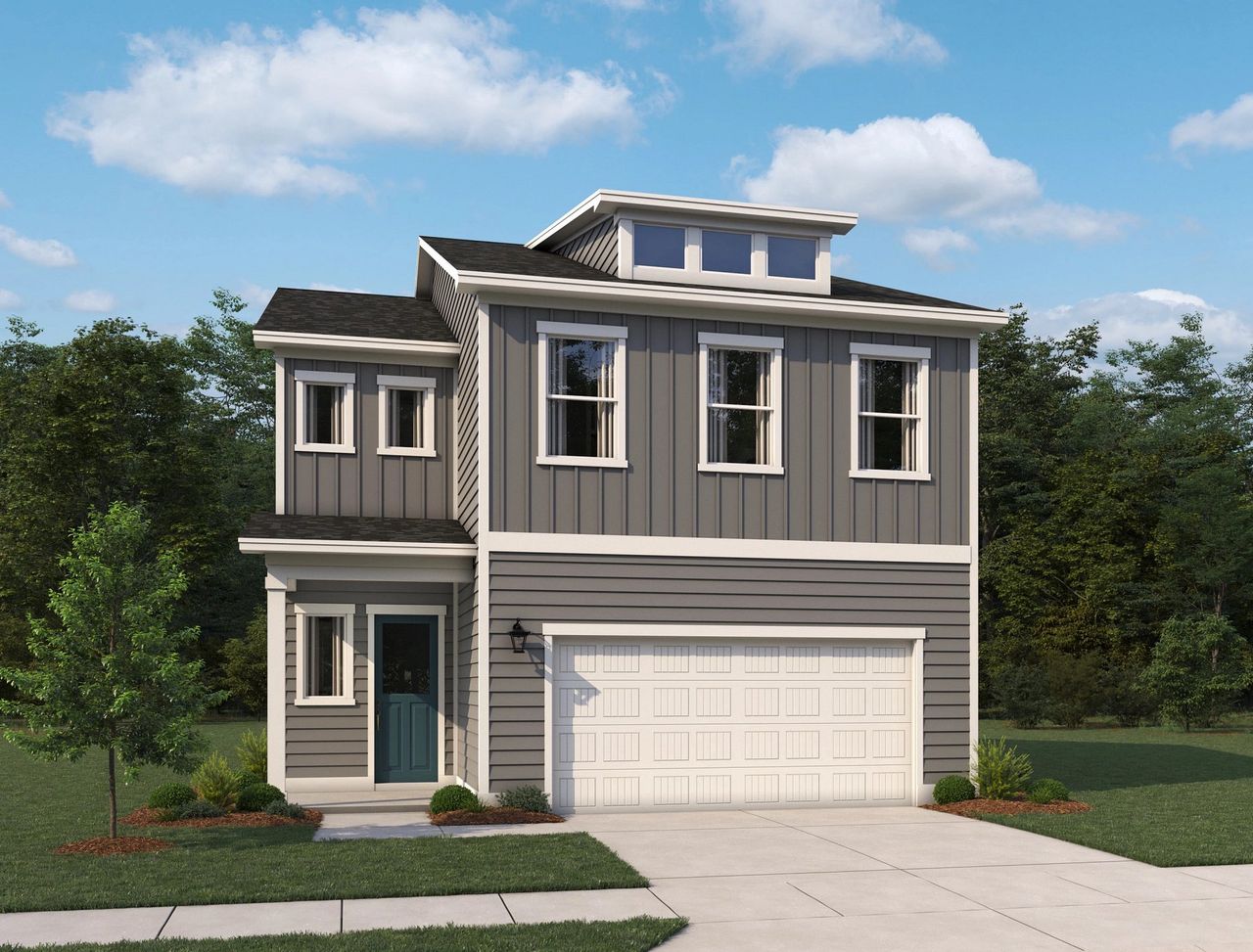Representative exterior photo of a completed home built from the Santorini - Waterway by Ashton Woods in Blue Heron Retreat, Little River, SC (Image 2).