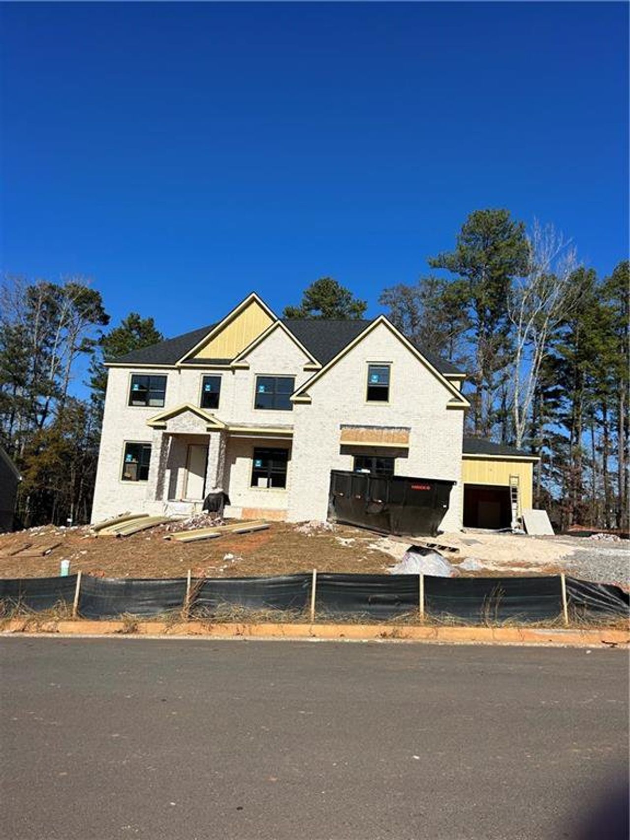 In-progress construction of a new home in , Marietta, GA (Image 2).