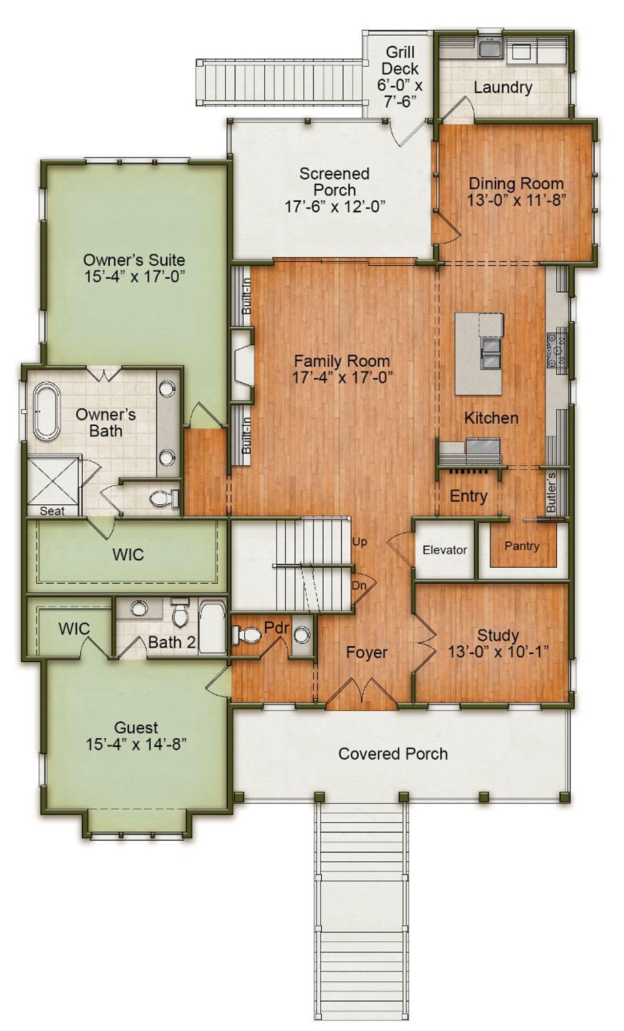 Image 2 representing the Copahee by Homes by Dickerson in Enclave at Palmetto Fort, Mount Pleasant, SC.