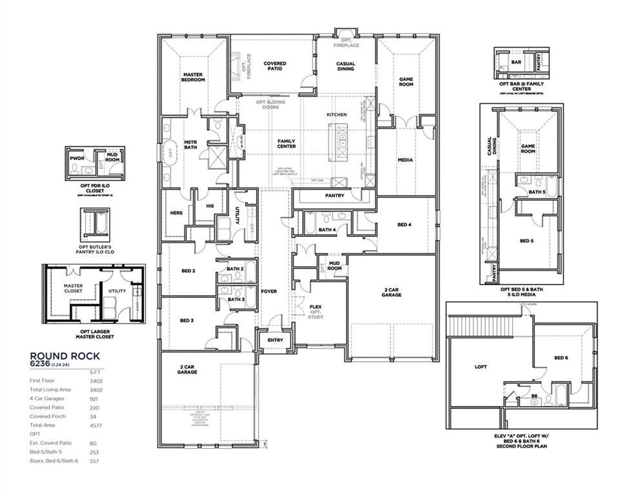 2D floor plan layout of this home in Light Farms Graham/Reagan, Celina, TX (Image 2).
