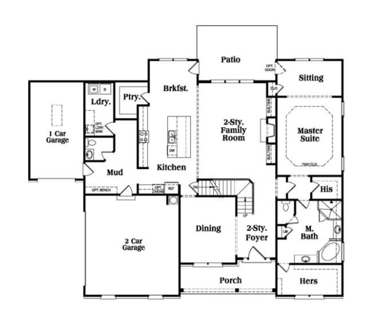 2D floor plan layout of this home in Stonegate, Monroe, GA (Image 2). 2D floor plan layout of this home in Stonegate, Monroe, GA (Image 2).