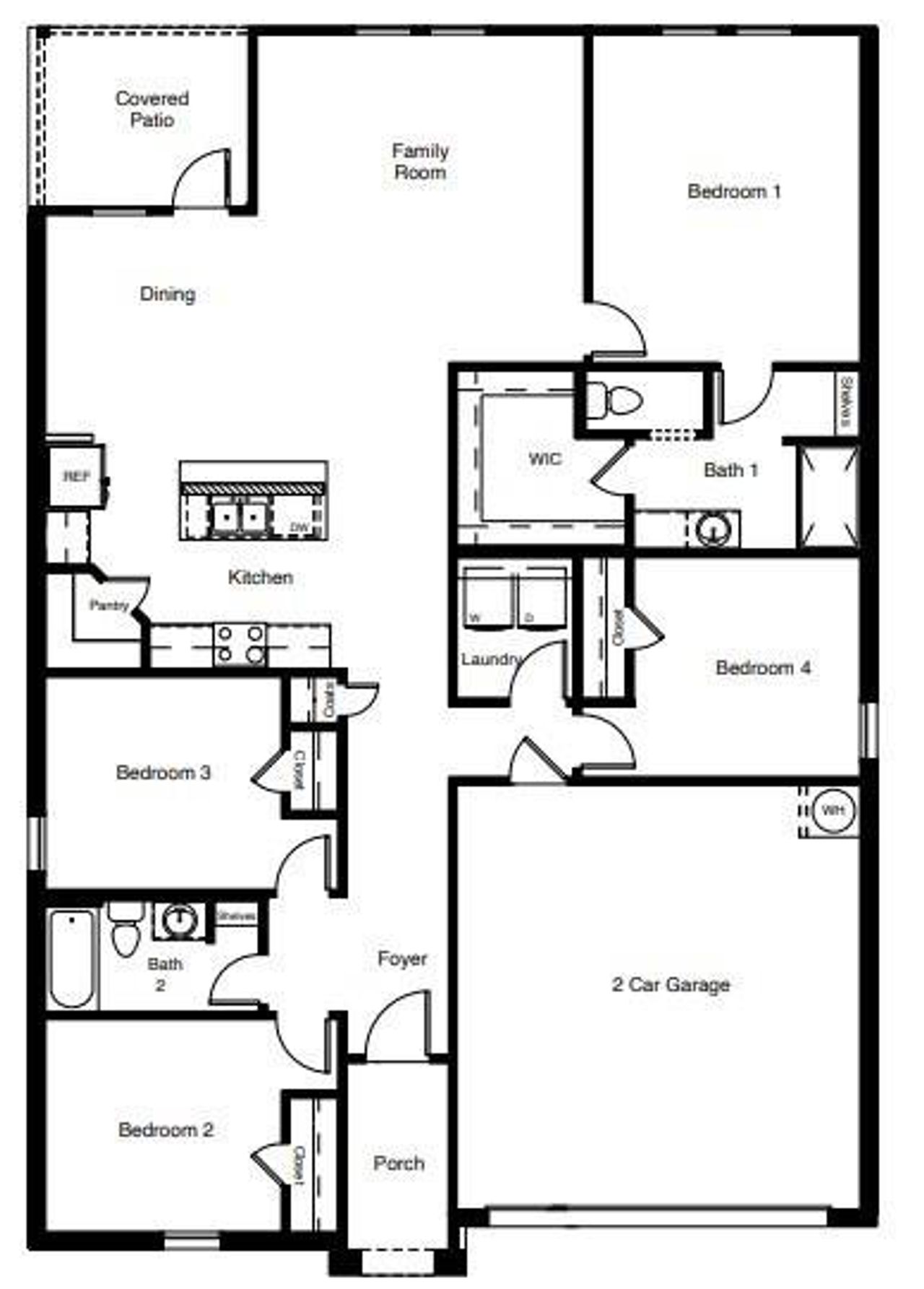 View of home floor plan