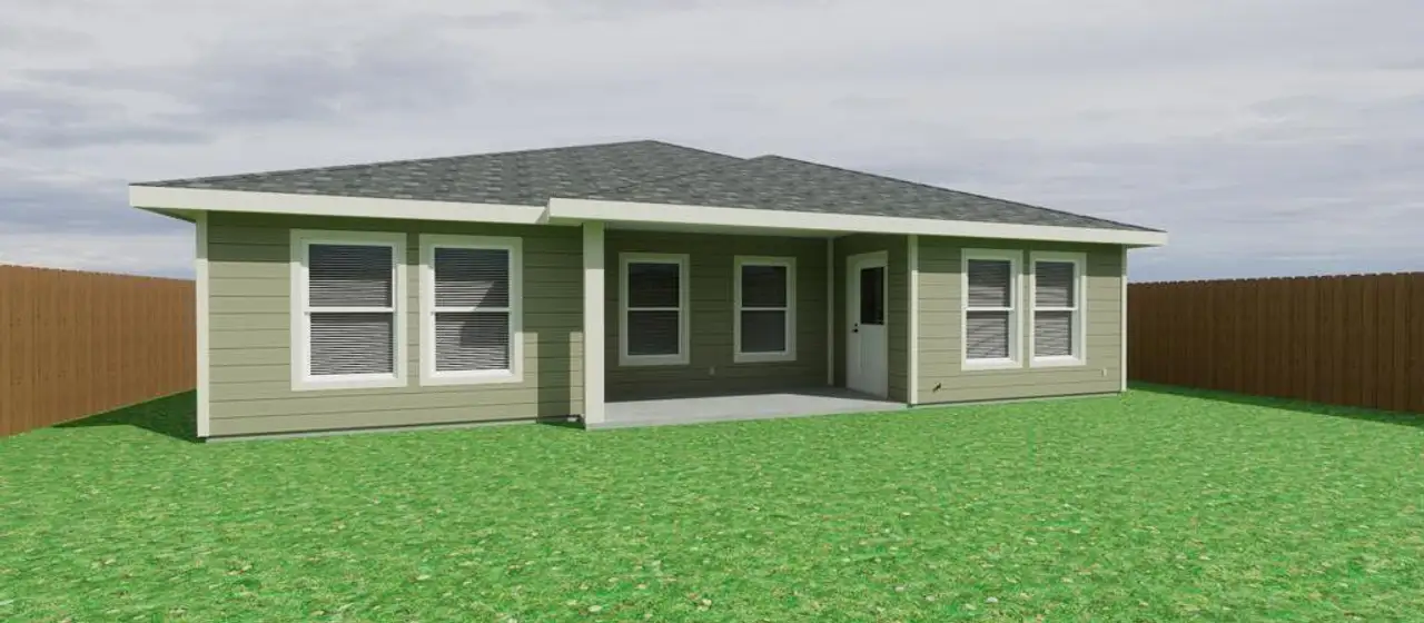 Exterior details and patio area of a home in , Palacios (Image 2).