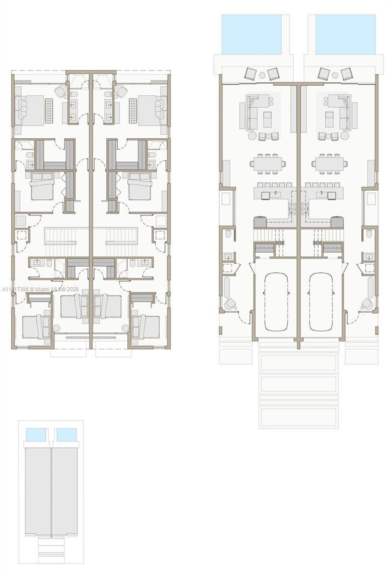 2D floor plan layout of this home in , Miami, FL (Image 2).