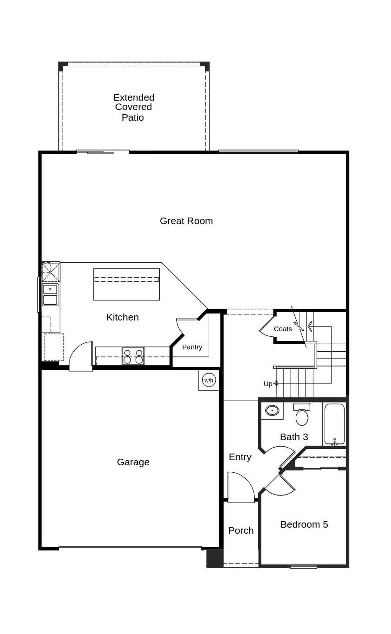 2D floor plan layout of this home in Bella Camino Traditions, San Tan Valley, AZ (Image 2). 2D floor plan layout of this home in Bella Camino Traditions, San Tan Valley, AZ (Image 2).