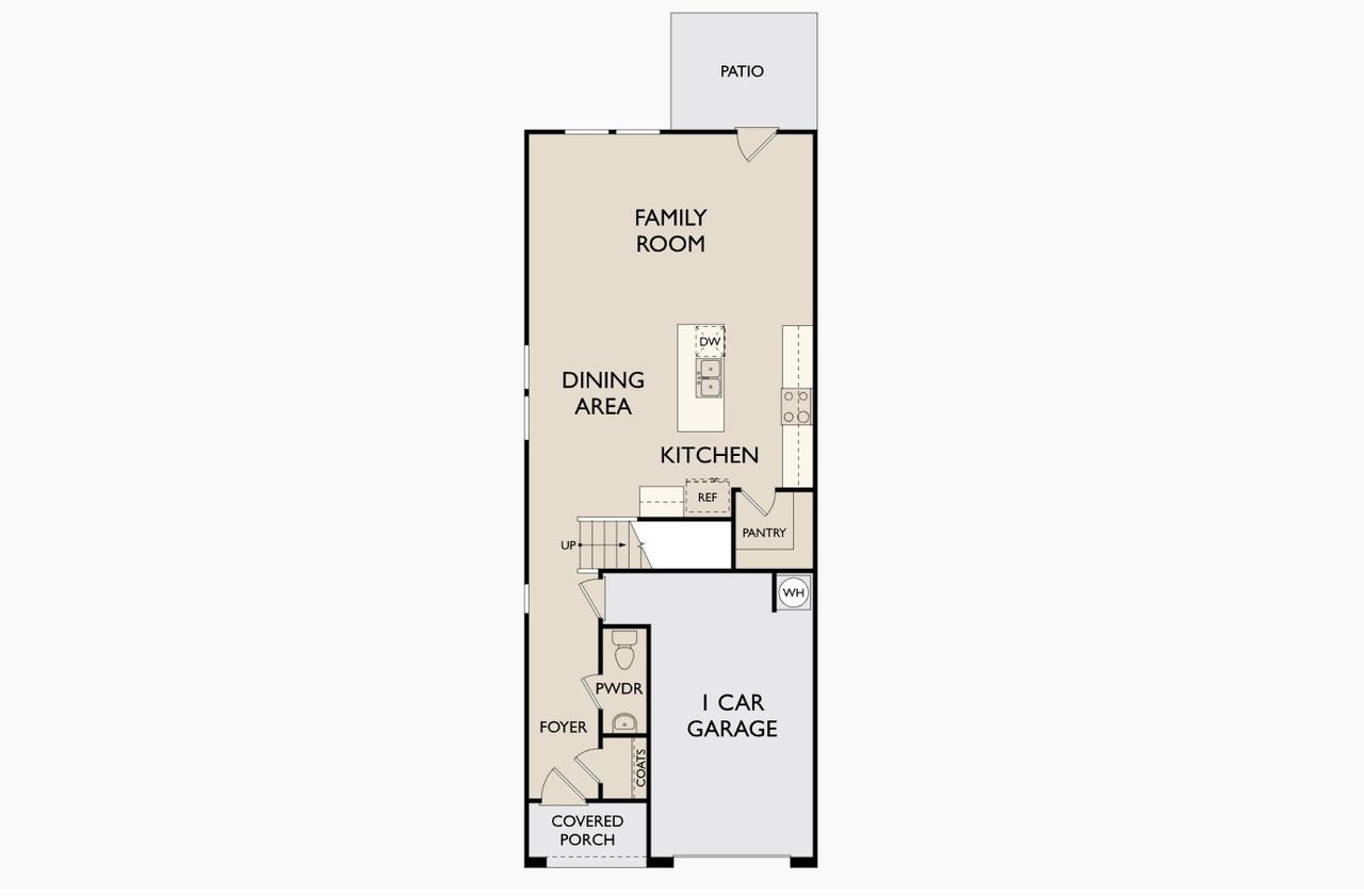 2D floor plan layout of this home in Pinckney Place, North Charleston, SC (Image 2).
