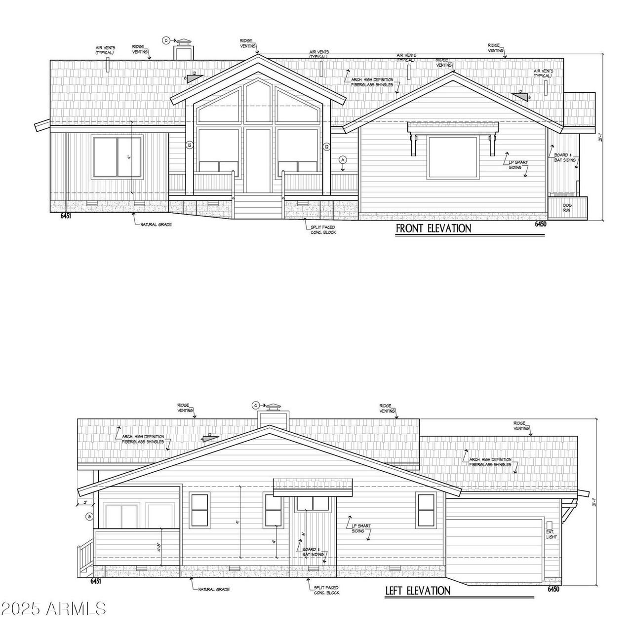Front & Rear Elevations Front & Rear Elevations