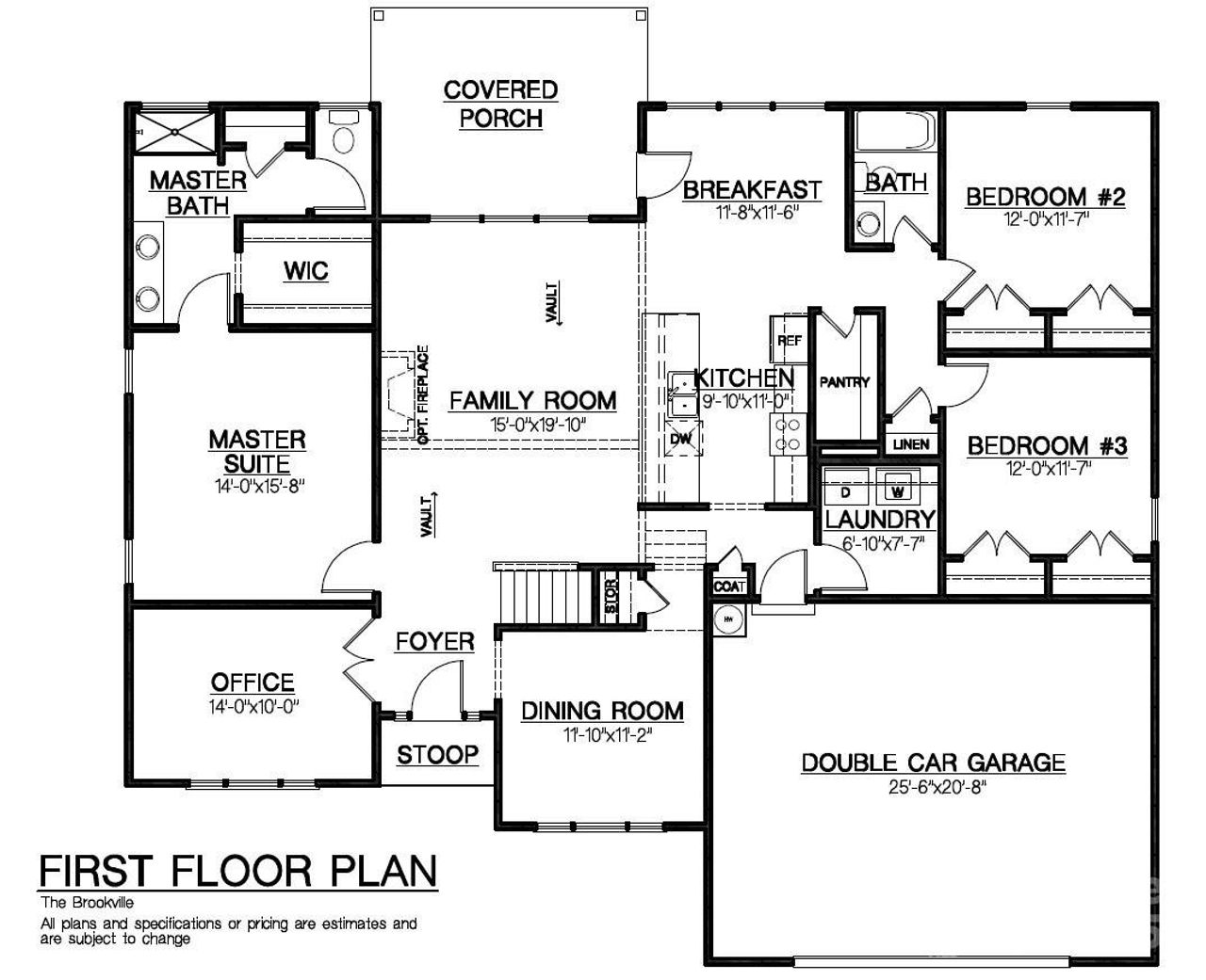 Main Level of Floor Plan