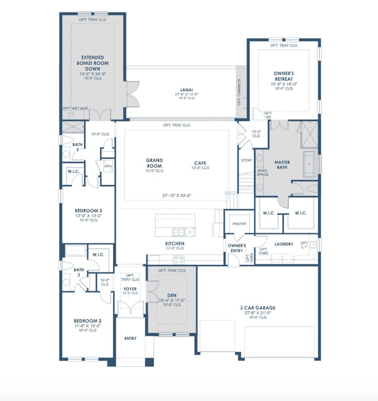 2D floor plan layout of this home in Crestwood Estates, Valrico, FL (Image 2). 2D floor plan layout of this home in Crestwood Estates, Valrico, FL (Image 2).
