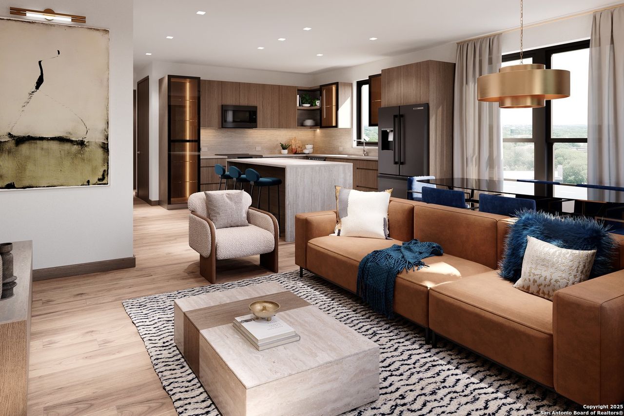 Furnished interior view inside a new home in , Taylor (Image 2).