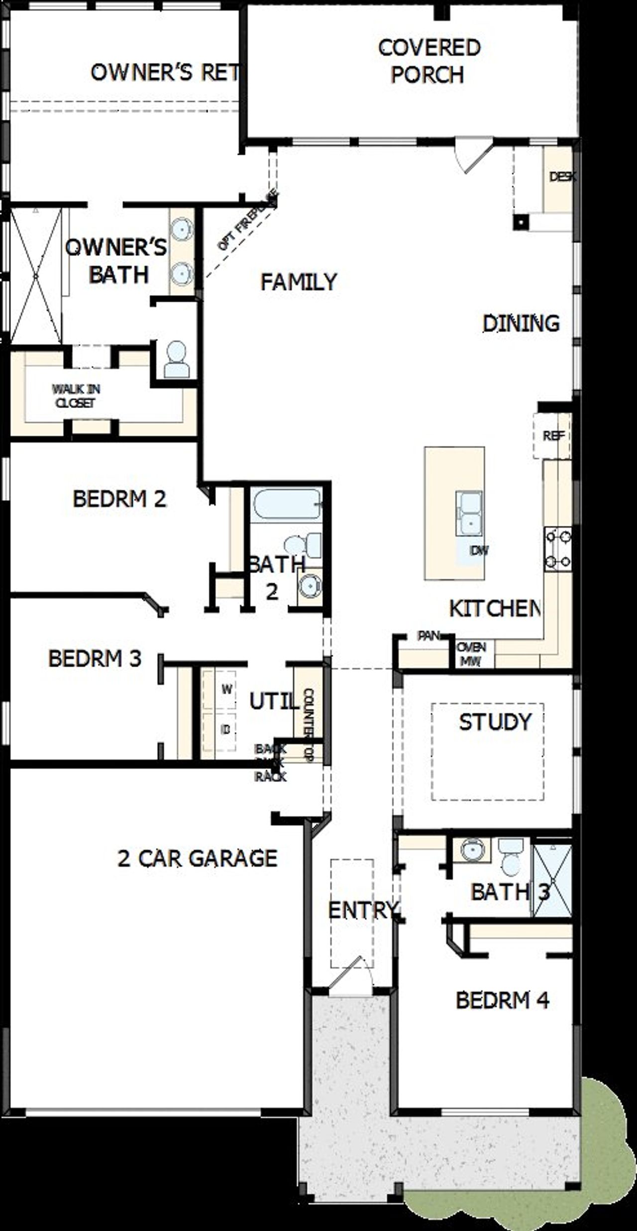 2D floor plan layout of this home in Tavolo Park Cottages, Fort Worth, TX (Image 2). 2D floor plan layout of this home in Tavolo Park Cottages, Fort Worth, TX (Image 2).