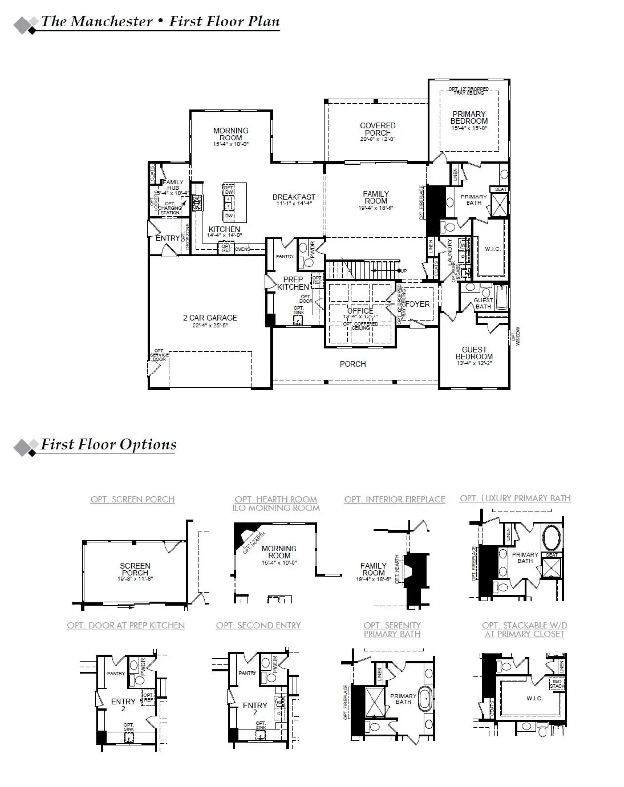 2D floor plan layout for the Manchester by Eastwood Homes in Rock Creek, Denver, NC (Image 2). 2D floor plan layout for the Manchester by Eastwood Homes in Rock Creek, Denver, NC (Image 2).