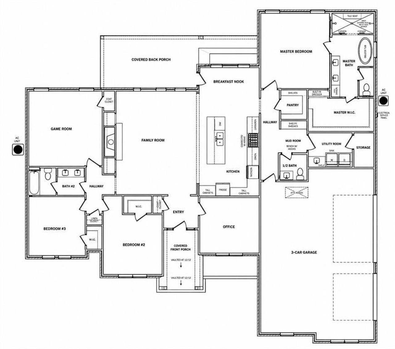2D floor plan layout of this home in , Venus, TX (Image 2).